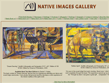 Tablet Screenshot of nativeimagesgallery.com
